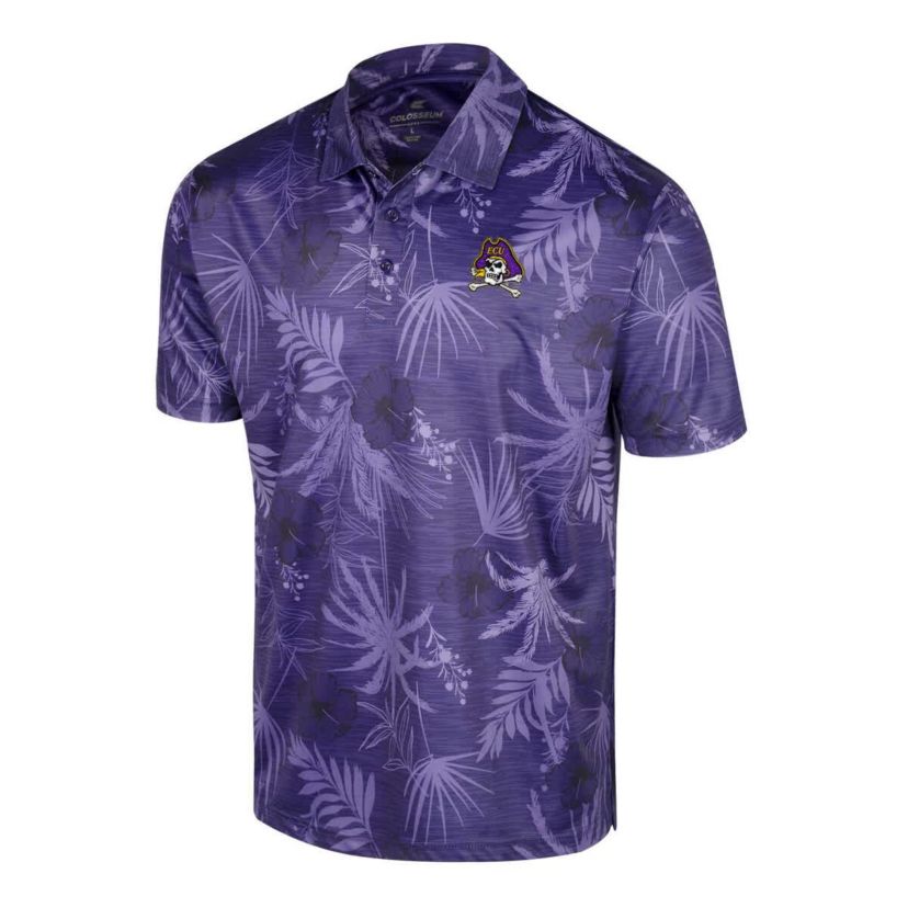 East Carolina Pirates NCAA ECU Pirates Palms Polo