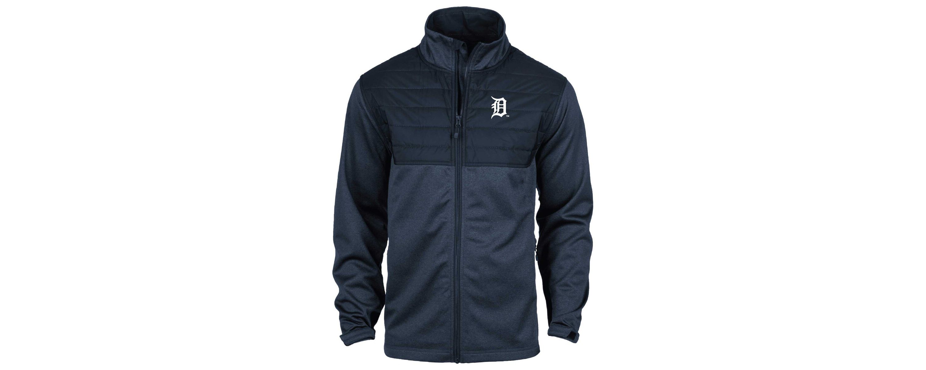 MLB Heather Detroit Tigers Explorer Full-Zip Jacket