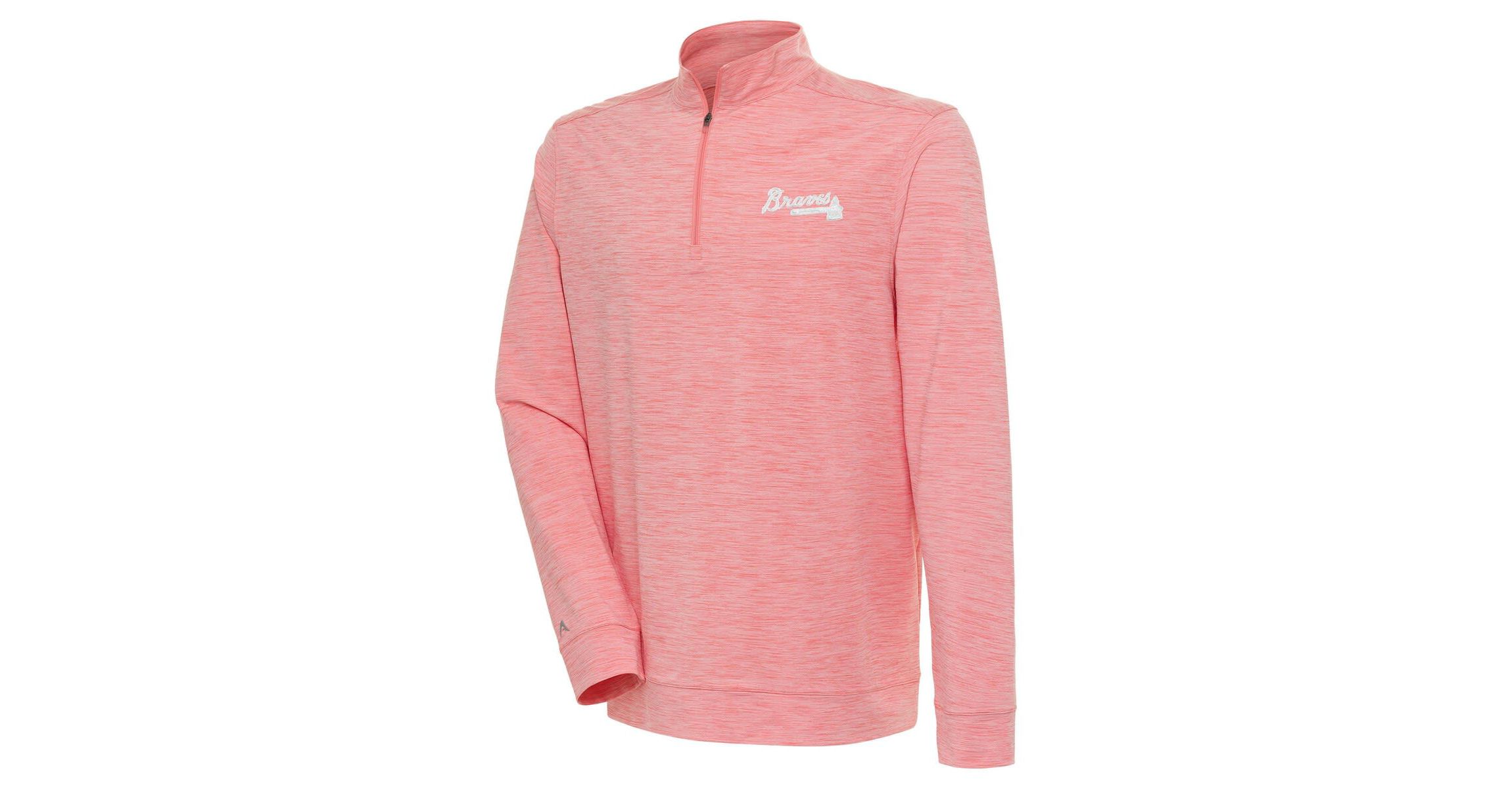 MLB Atlanta Braves Bright Quarter-Zip Pullover Top