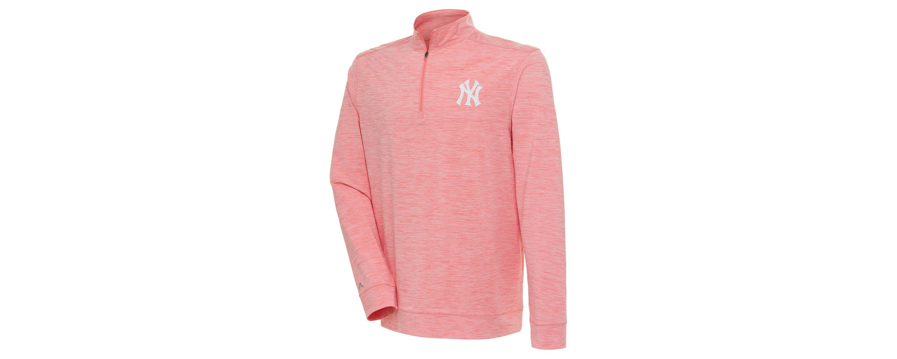 MLB New York Yankees Bright Quarter-Zip Pullover Top
