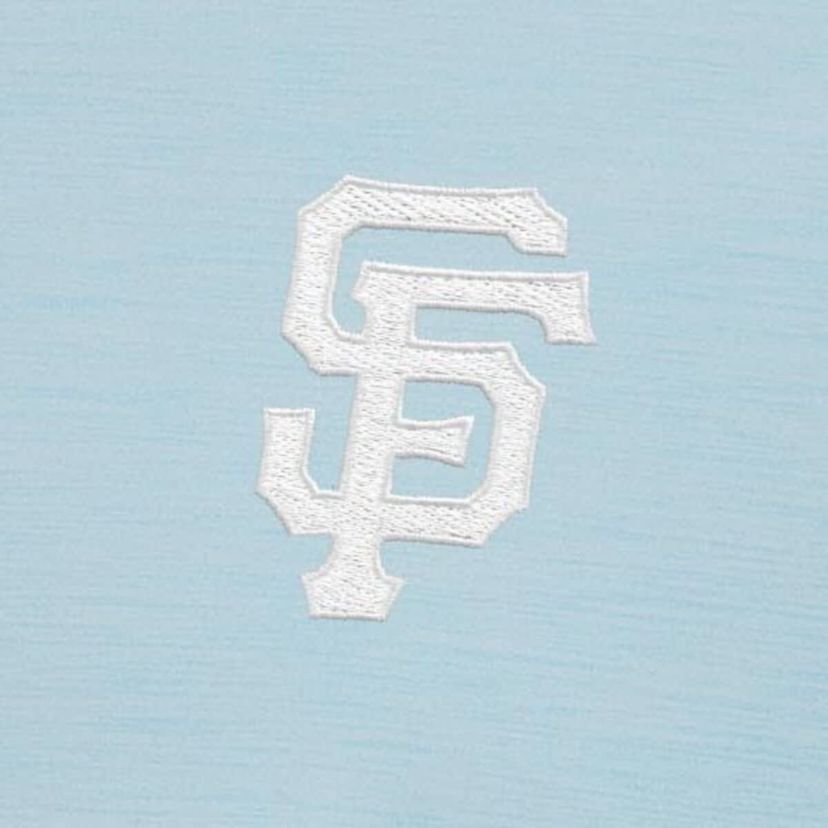 MLB Powder San Francisco Giants Bright Quarter-Zip Pullover Top