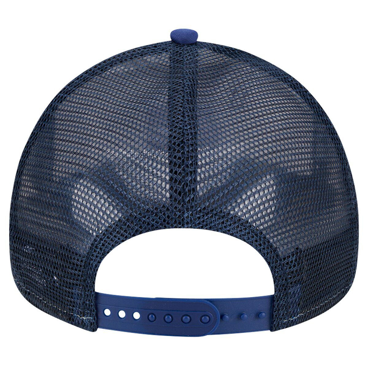 MLB White/Royal Los Angeles Dodgers Checkered Flag A-Frame Trucker 9FORTY Adjustable Hat