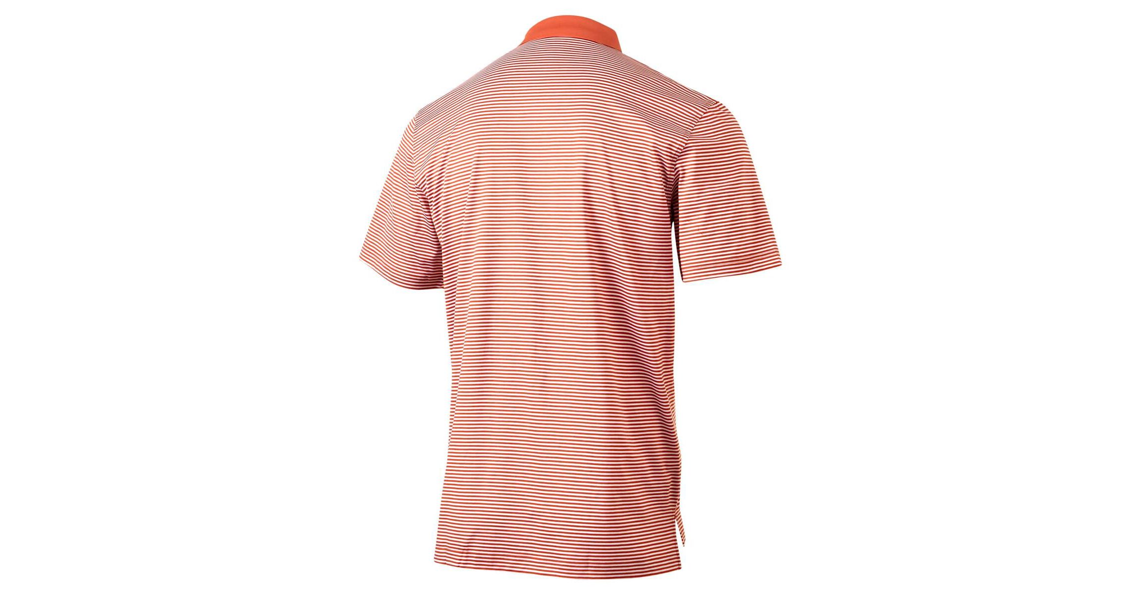 NCAA Texas Texas Longhorns Forty Acres Commander Supima Stripe Polo