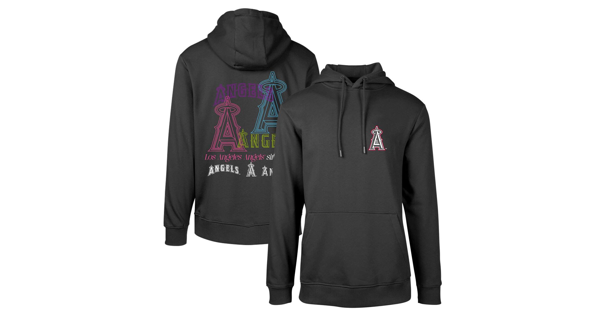 MLB Los Angeles Angels Podium Vintage Pullover Hoodie