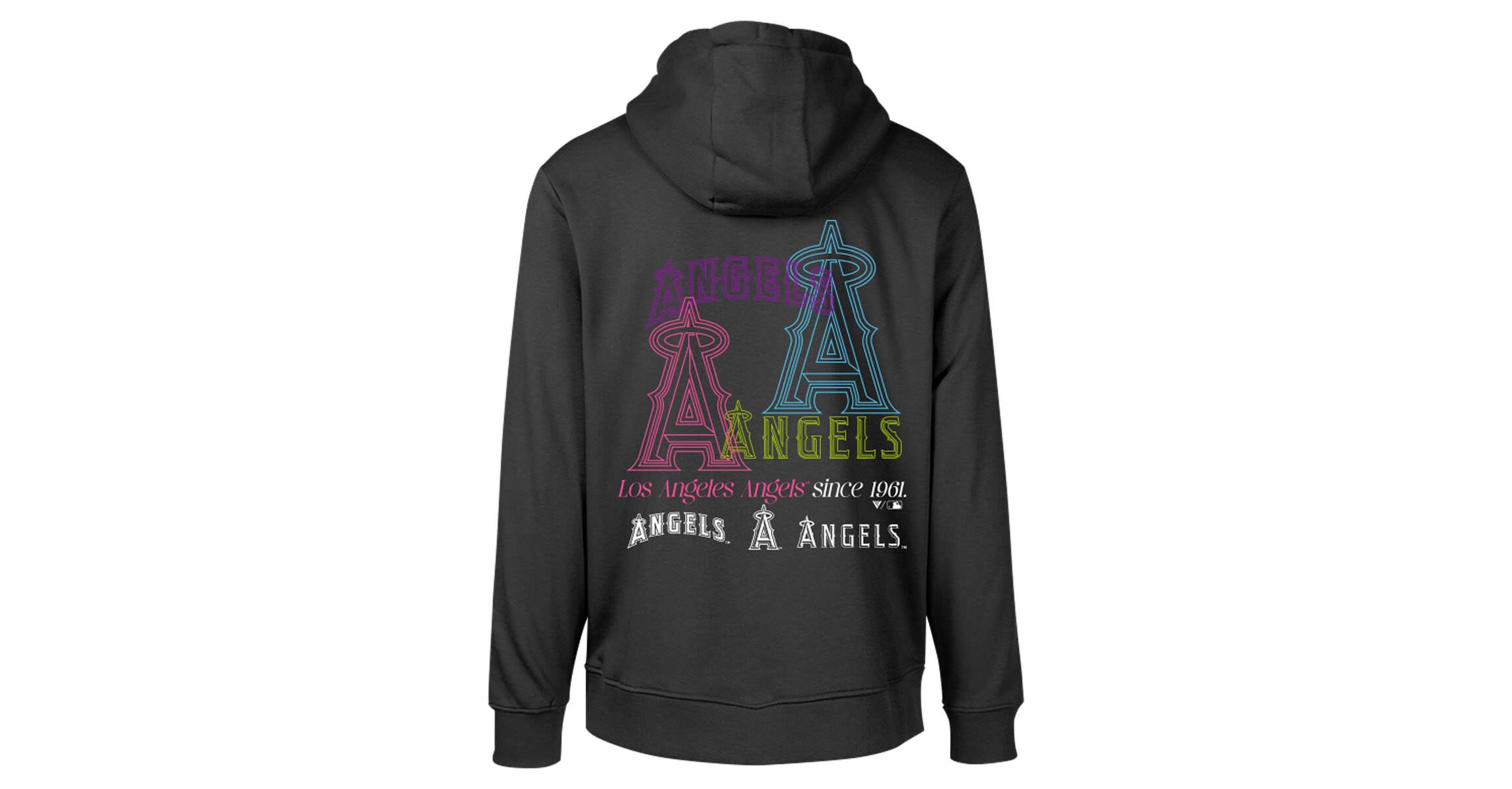 MLB Los Angeles Angels Podium Vintage Pullover Hoodie
