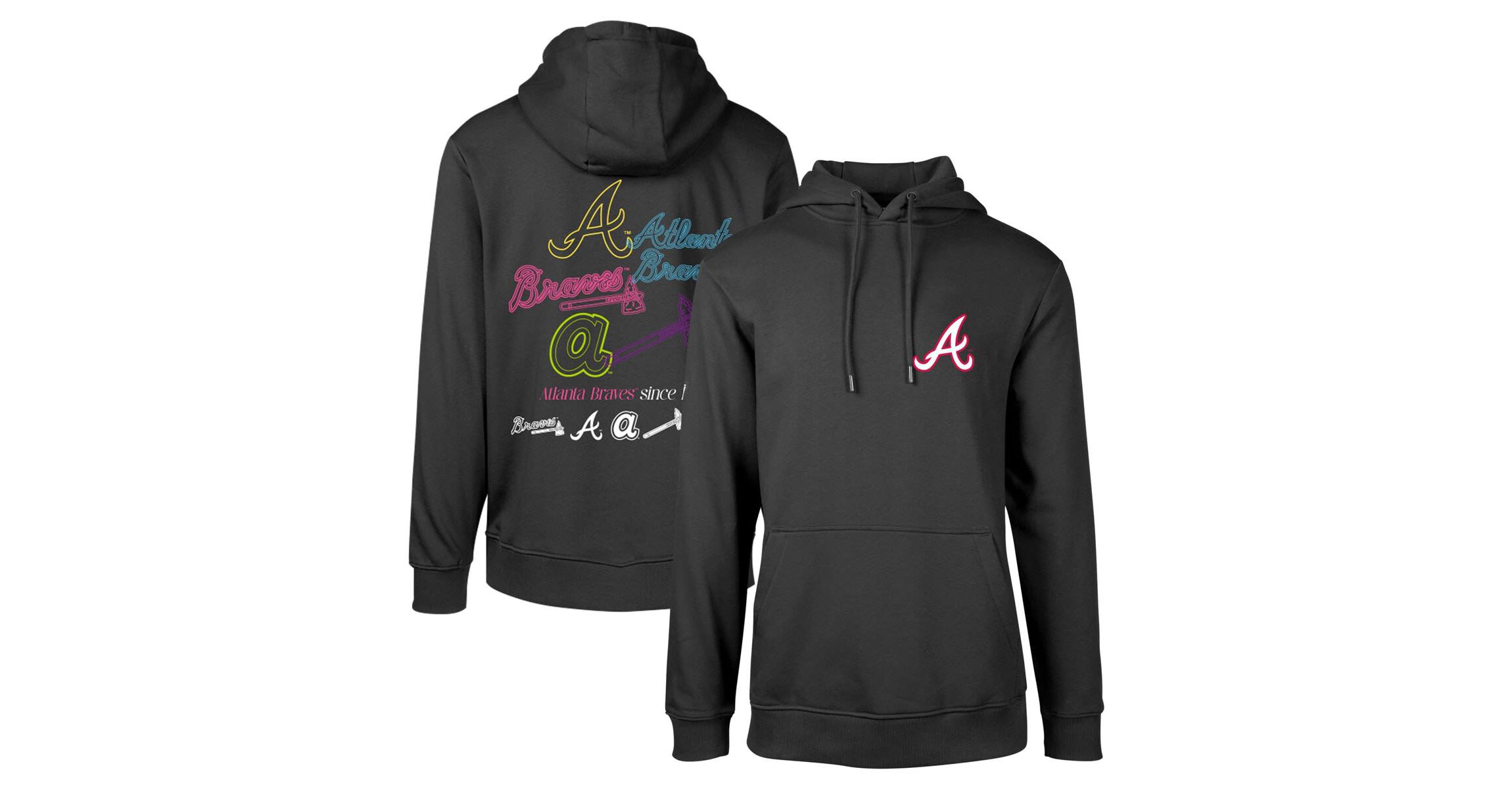 MLB Atlanta Braves Podium Vintage Pullover Hoodie