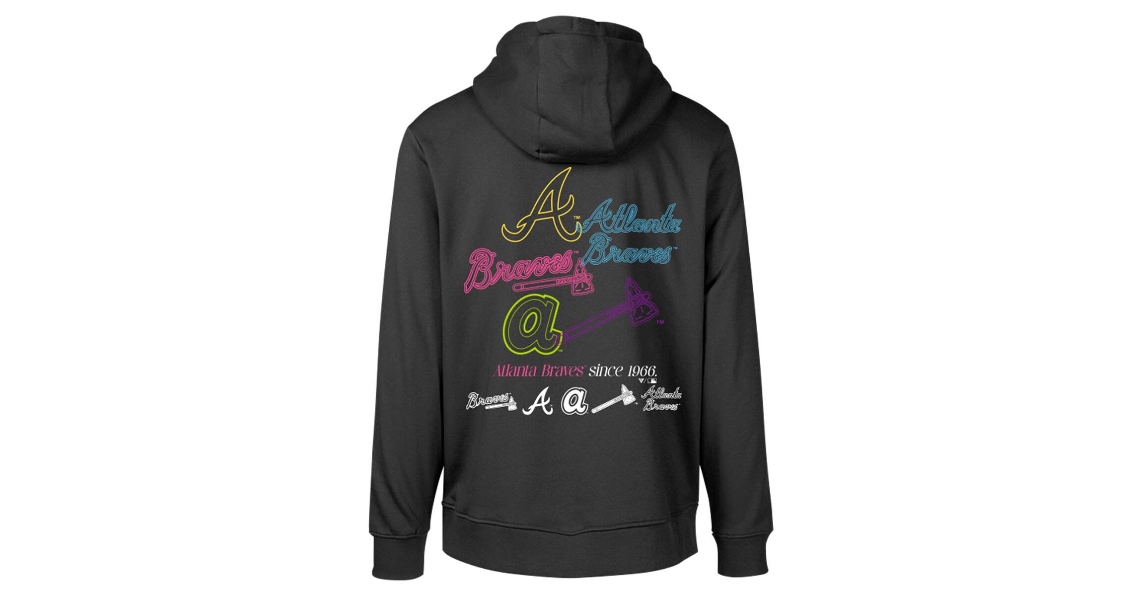 MLB Atlanta Braves Podium Vintage Pullover Hoodie