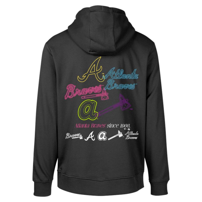 MLB Atlanta Braves Podium Vintage Pullover Hoodie