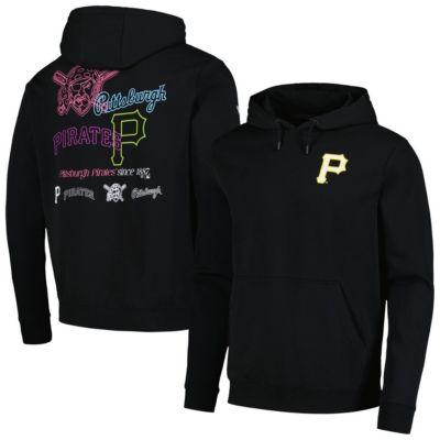 Levelwear Men's MLB Pittsburgh Pirates Podium Vintage Pullover Hoodie, Black, Large -  0062002298977