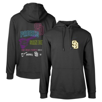 Levelwear Men's MLB San Diego Padres Podium Vintage Pullover Hoodie, Black, 3XL -  0062002299219