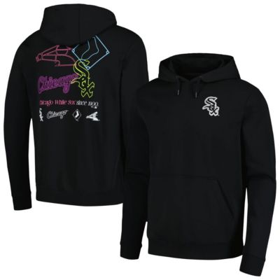 Levelwear Men's Chicago White Sox MLB Chicago Sox Podium Vintage Pullover Hoodie, Black, X-Large -  0062002298281