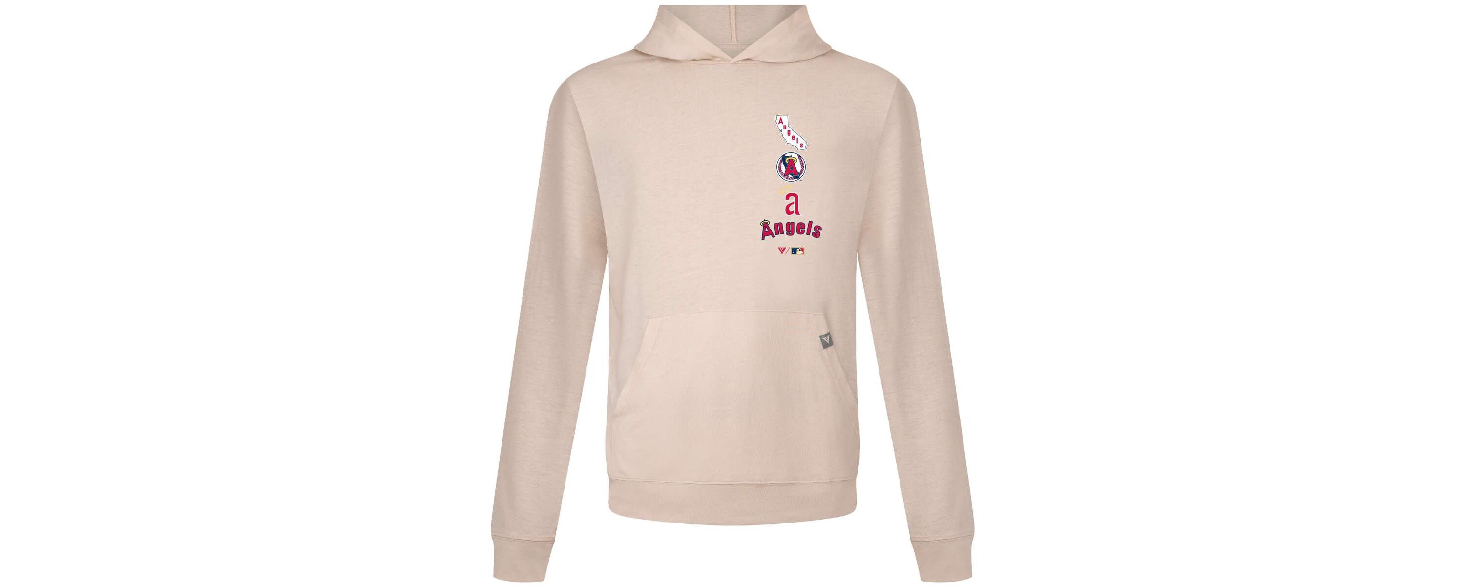 MLB Los Angeles Angels Base Line Pullover Hoodie