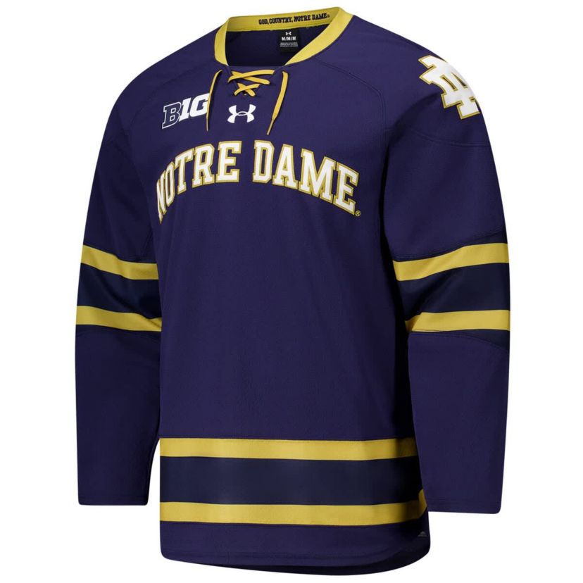 NCAA Under Armour Notre Dame Fighting Irish Replica Hockey Jersey