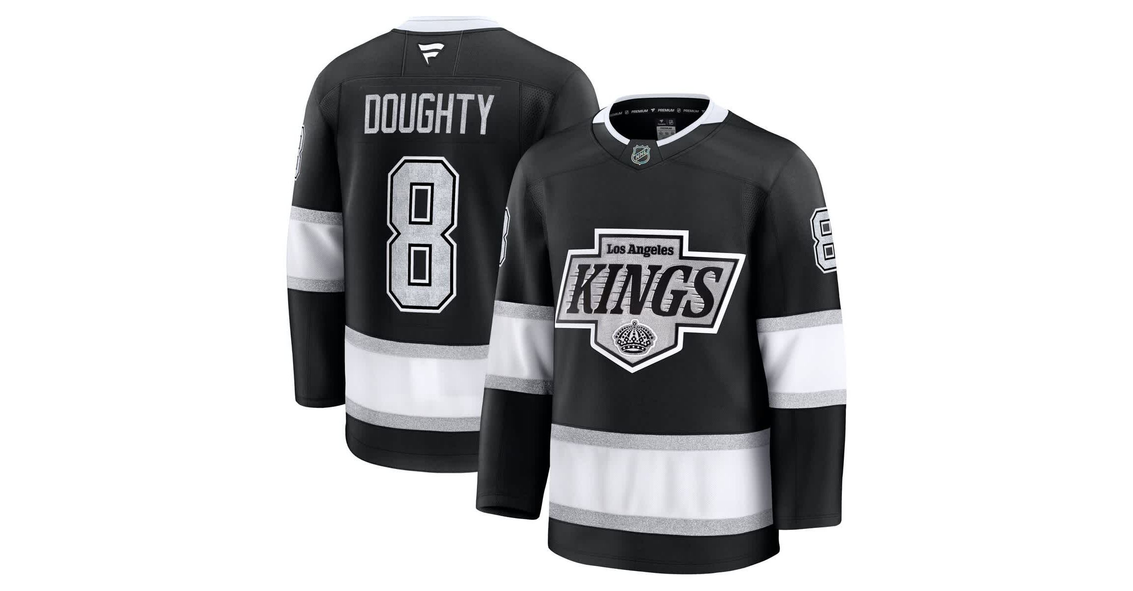 NHL Fanatics Drew Doughty Los Angeles Kings Home Premium Jersey