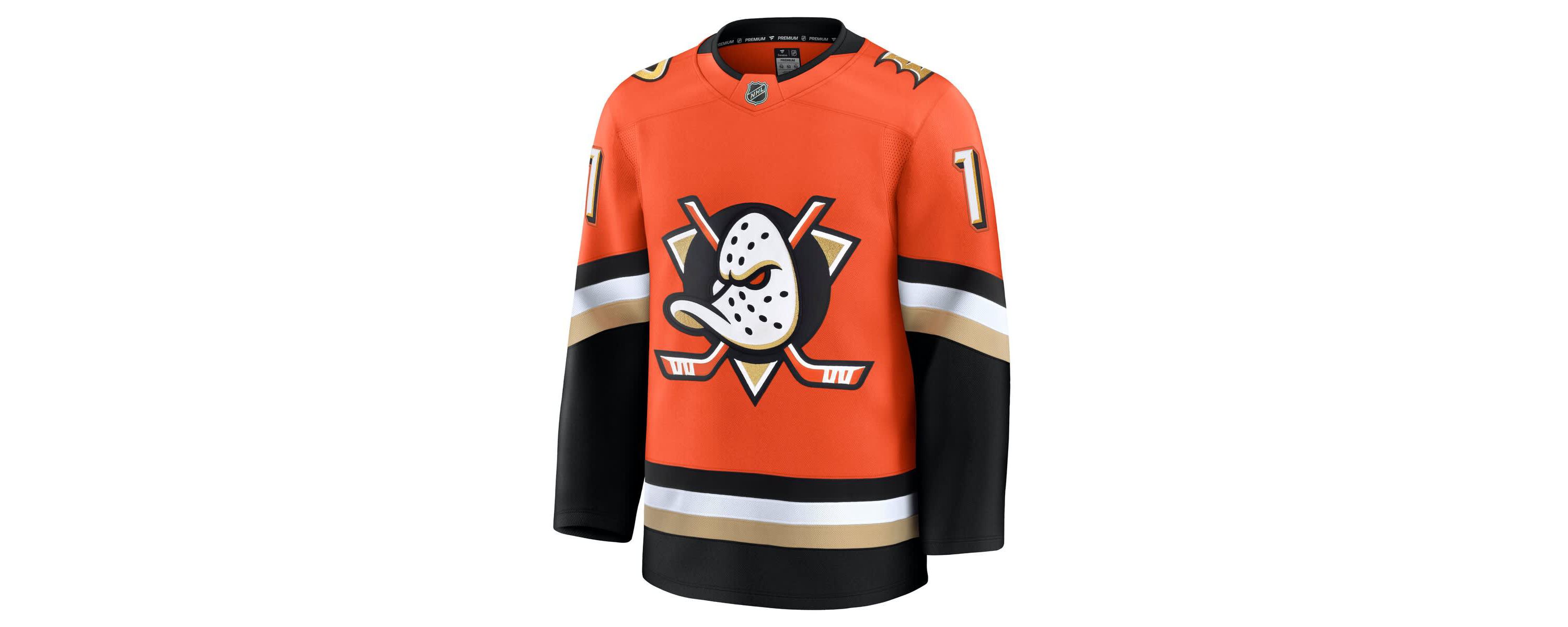NHL Fanatics Trevor Zegras Anaheim Ducks Home Premium Jersey