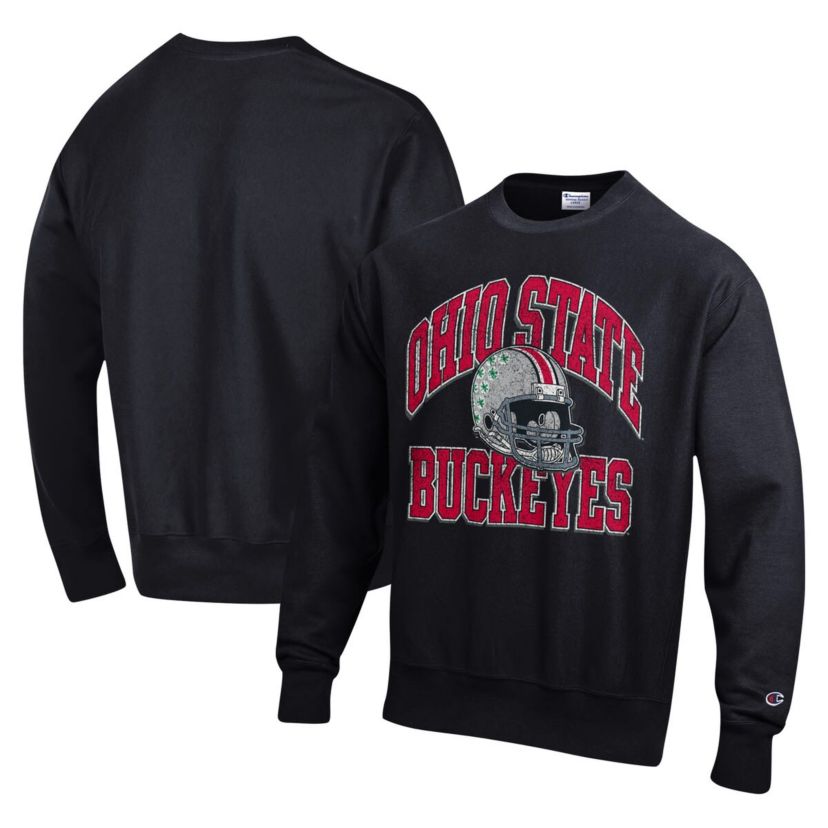 NCAA Ohio State Buckeyes Vault Late Night Reverse Weave Pullover Sweatshirt