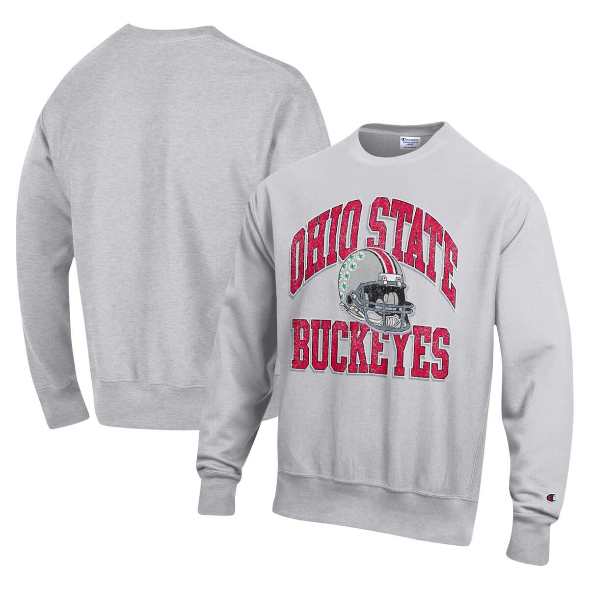 NCAA Ohio State Buckeyes Vault Late Night Reverse Weave Pullover Sweatshirt