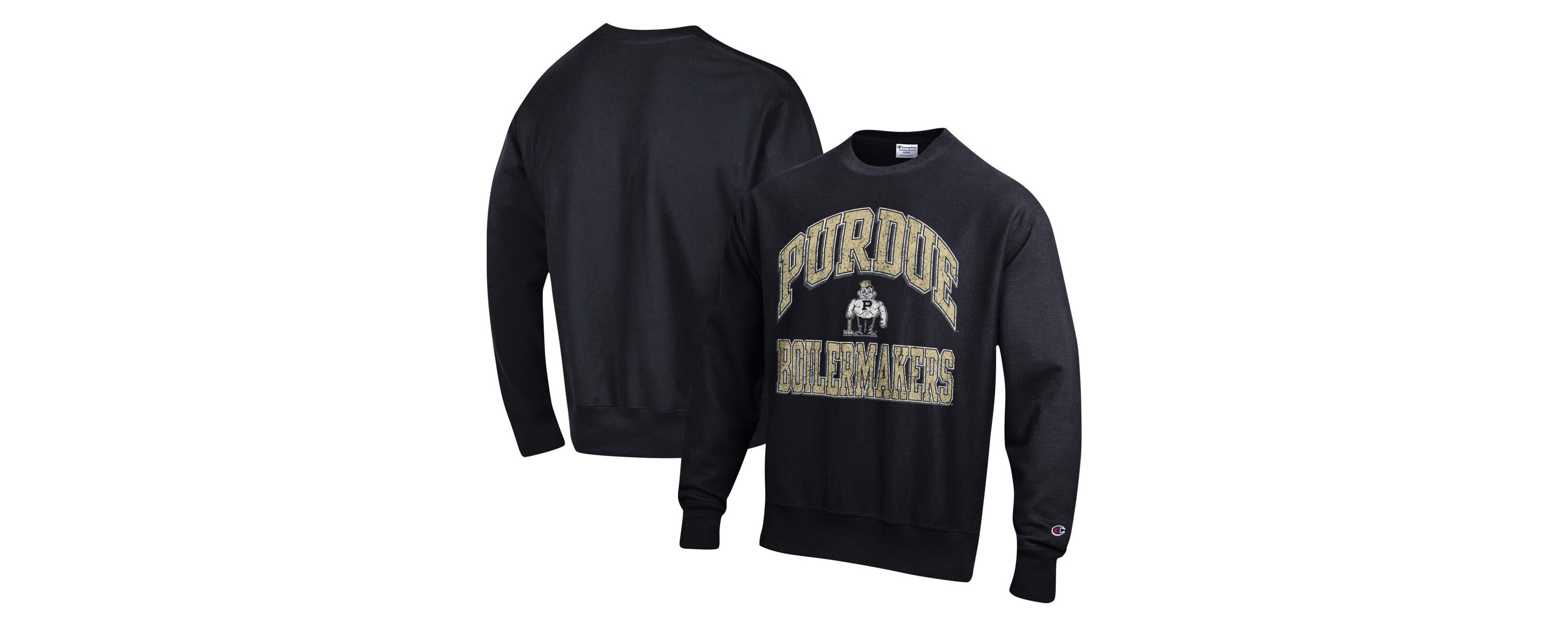 NCAA Purdue Boilermakers Vault Late Night Reverse Weave Pullover Sweatshirt