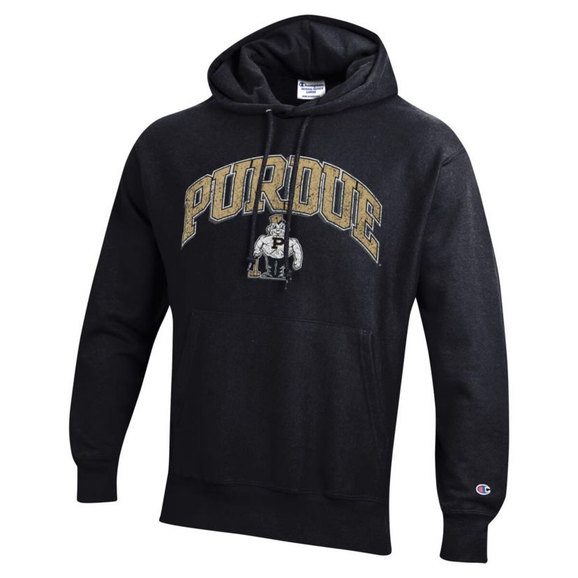NCAA Purdue Boilermakers Vault Late Night Reverse Weave Pullover Hoodie