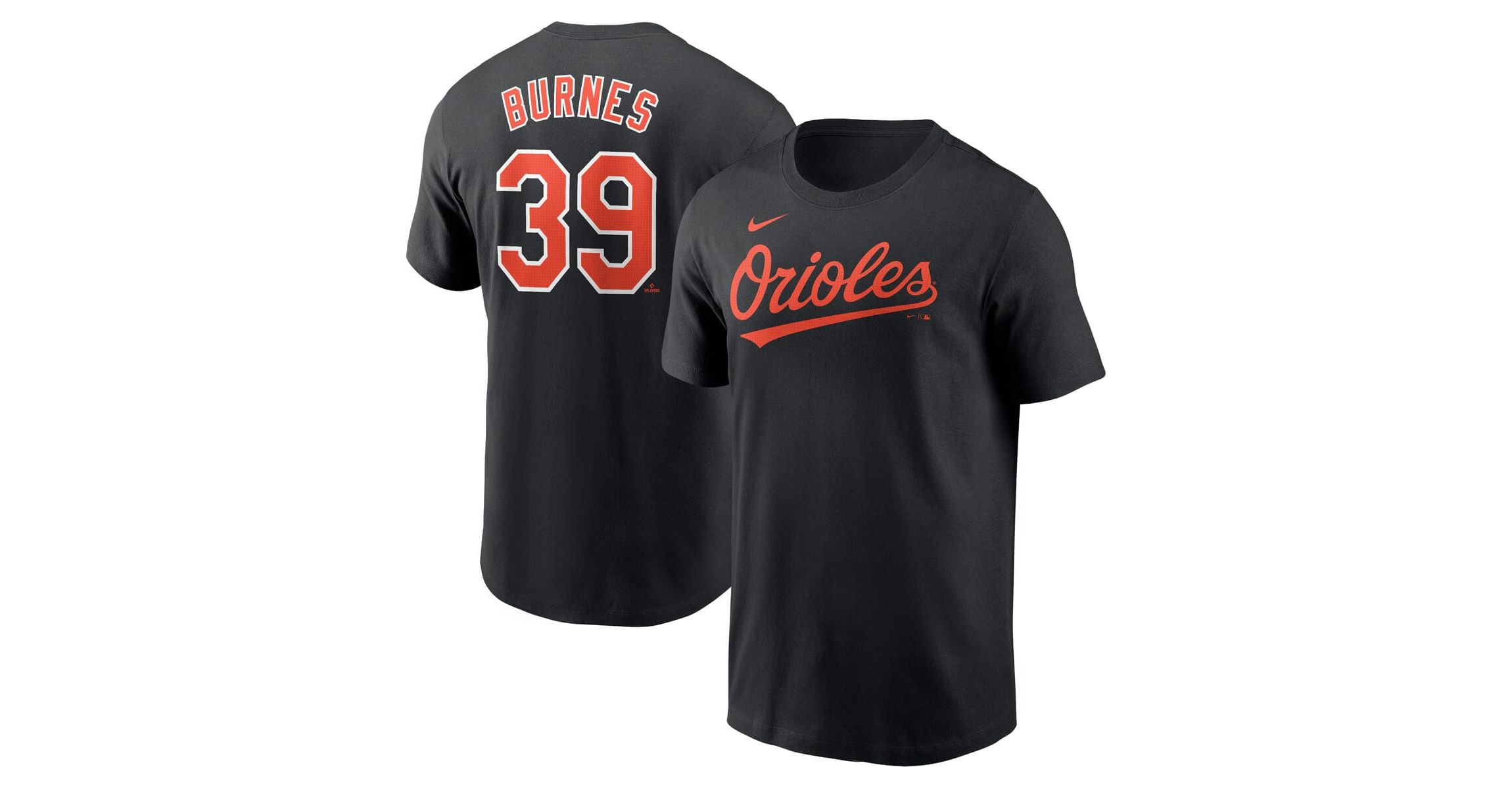 MLB Nike Corbin Burnes Baltimore Orioles Fuse Name & Number T-Shirt