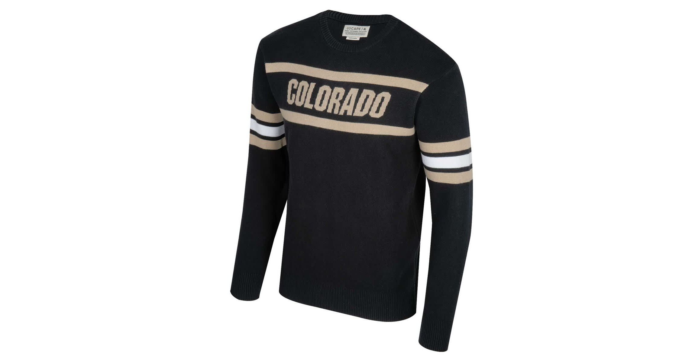 NCAA Unisex Colorado Buffaloes Renew Knit Vintage Pullover Sweater
