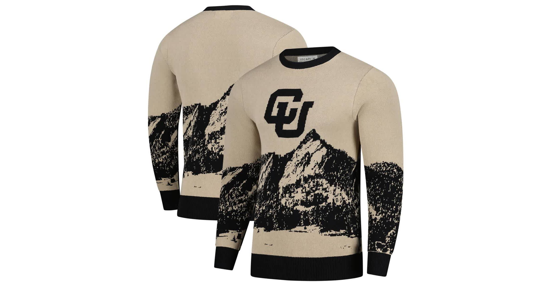 NCAA Unisex Colorado Buffaloes Renew Knit Vintage Pullover Sweater