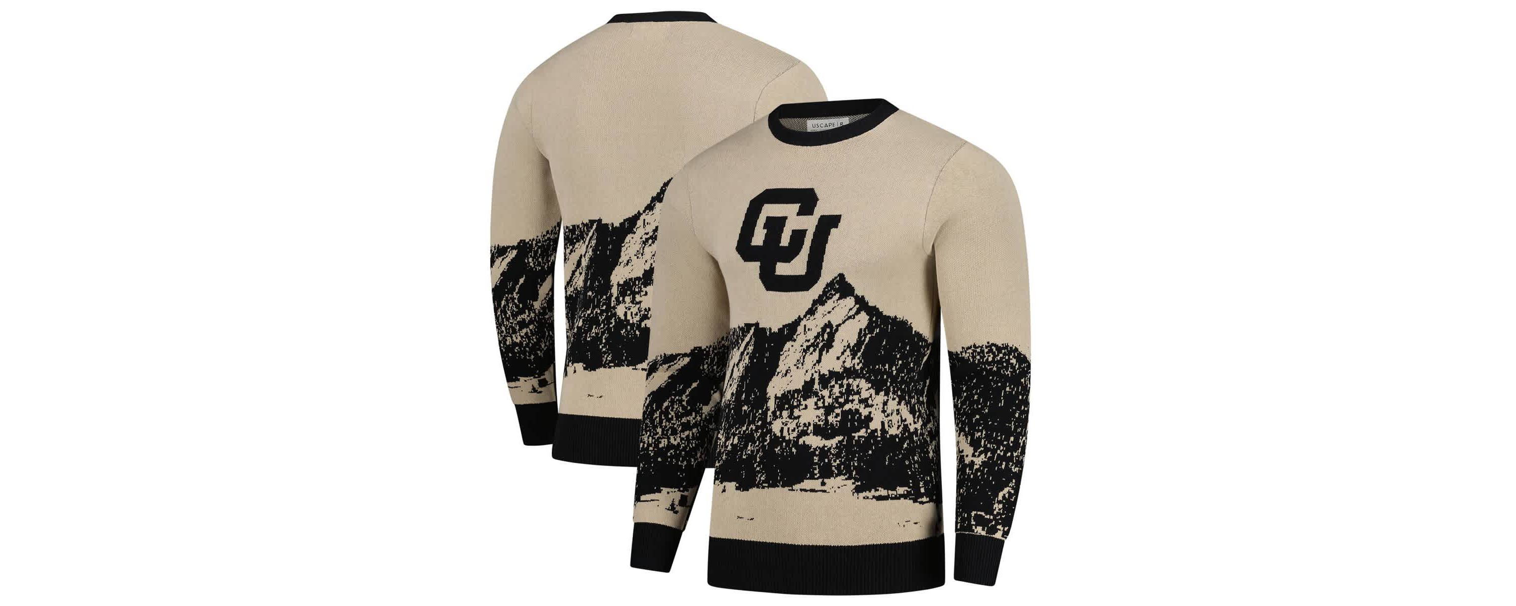 NCAA Unisex Colorado Buffaloes Renew Knit Vintage Pullover Sweater