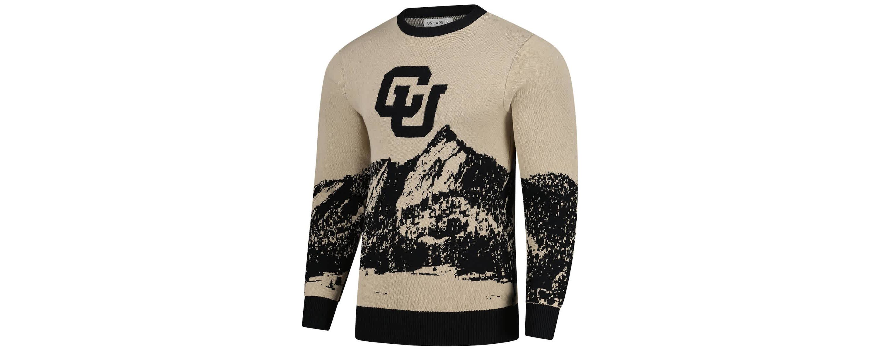 NCAA Unisex Colorado Buffaloes Renew Knit Vintage Pullover Sweater