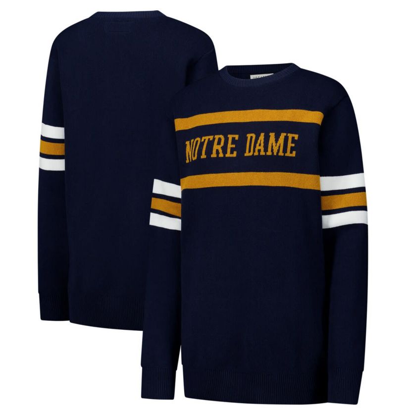 NCAA Unisex Notre Dame Fighting Irish Renew Knit Vintage Pullover Sweater