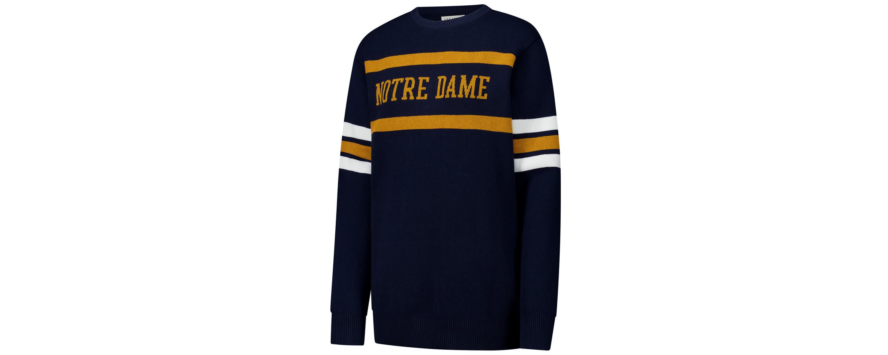 NCAA Unisex Notre Dame Fighting Irish Renew Knit Vintage Pullover Sweater