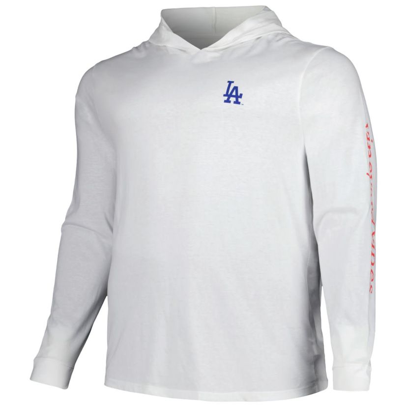 MLB Vineyard Vines Los Angeles Dodgers Long Sleeve Hoodie T-Shirt