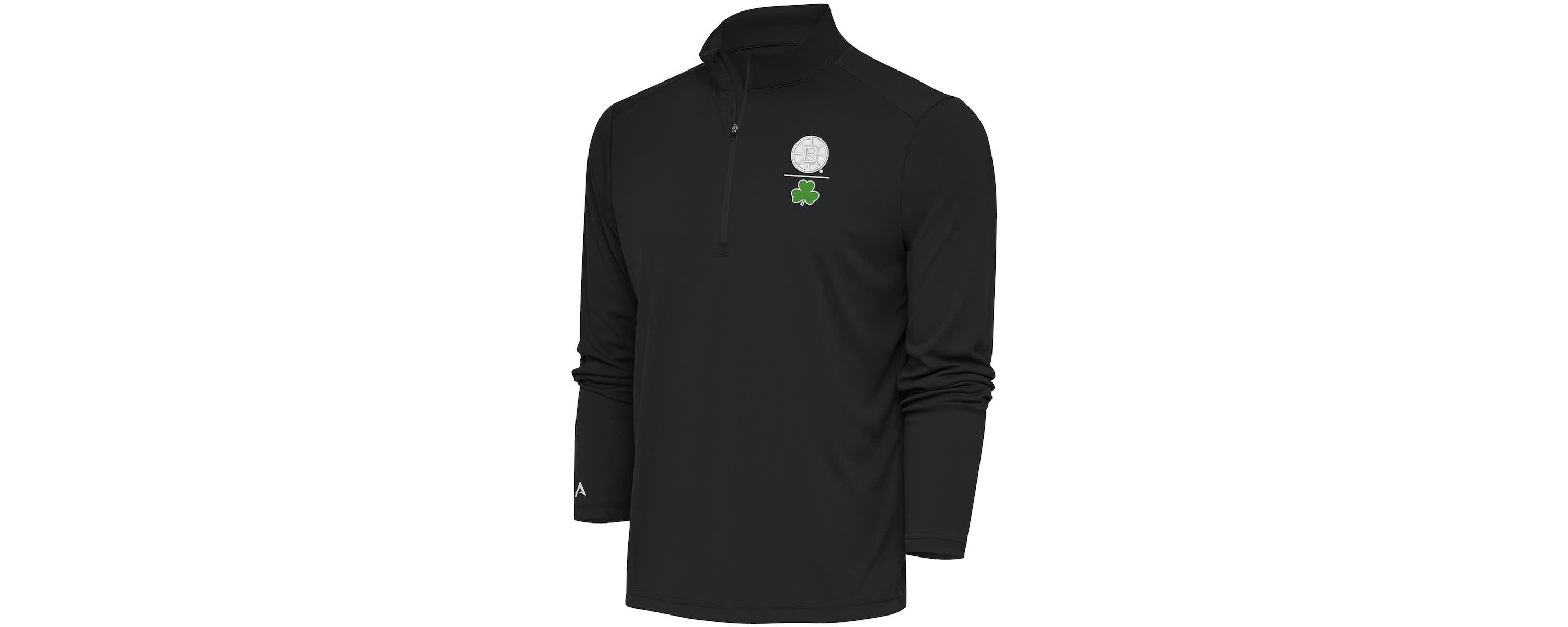 NHL Shamrock Tribute Quarter-Zip Pullover Top
