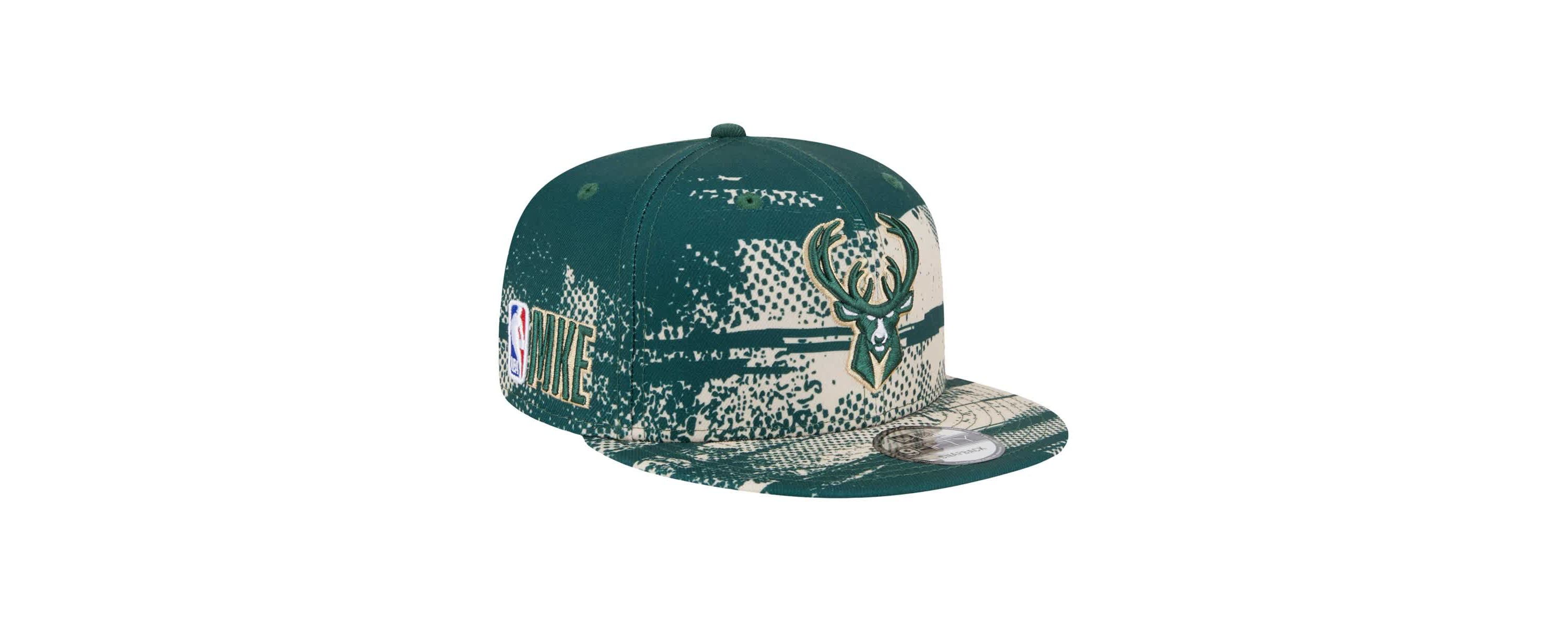 NBA Hunter Milwaukee Bucks Tip-Off 9FIFTY Snapback Hat