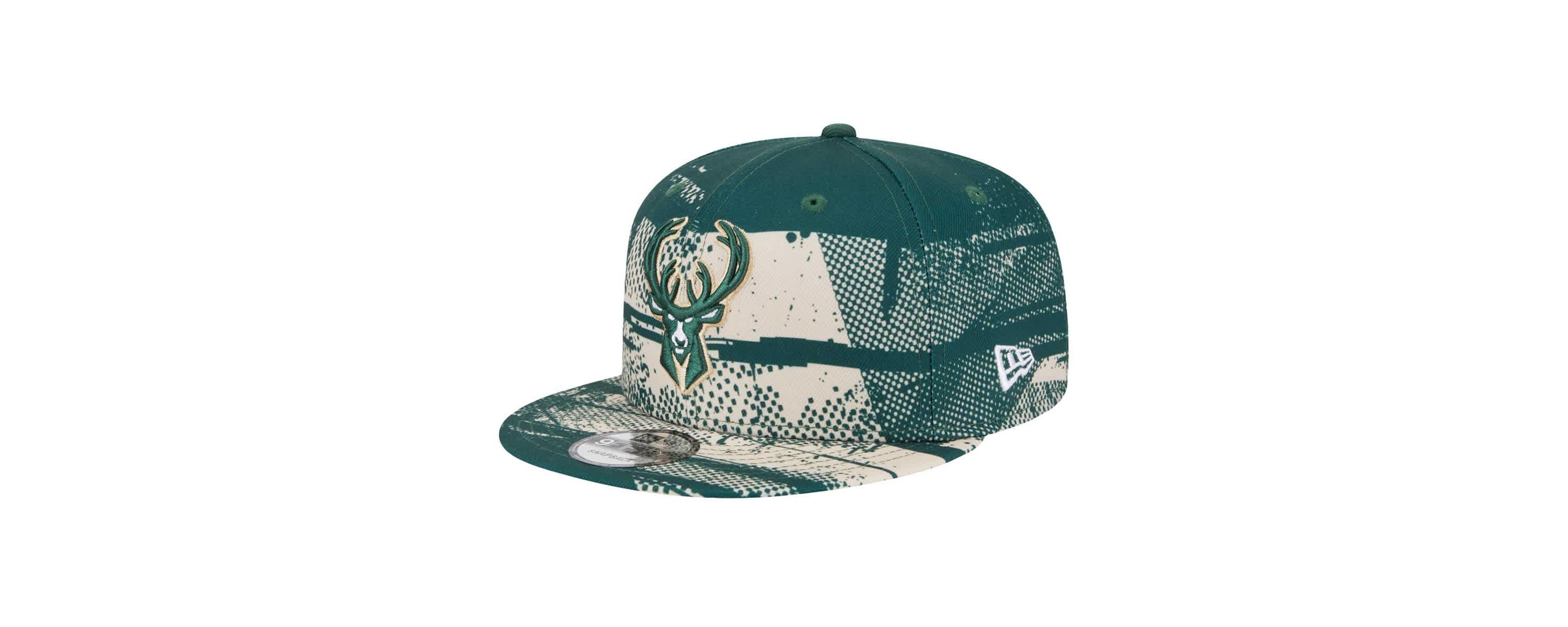 NBA Hunter Milwaukee Bucks Tip-Off 9FIFTY Snapback Hat