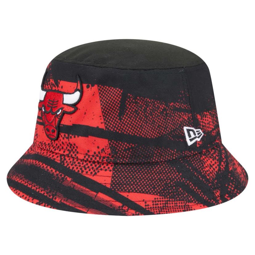 NBA Black/Red Chicago Bulls Tip-Off Bucket Hat