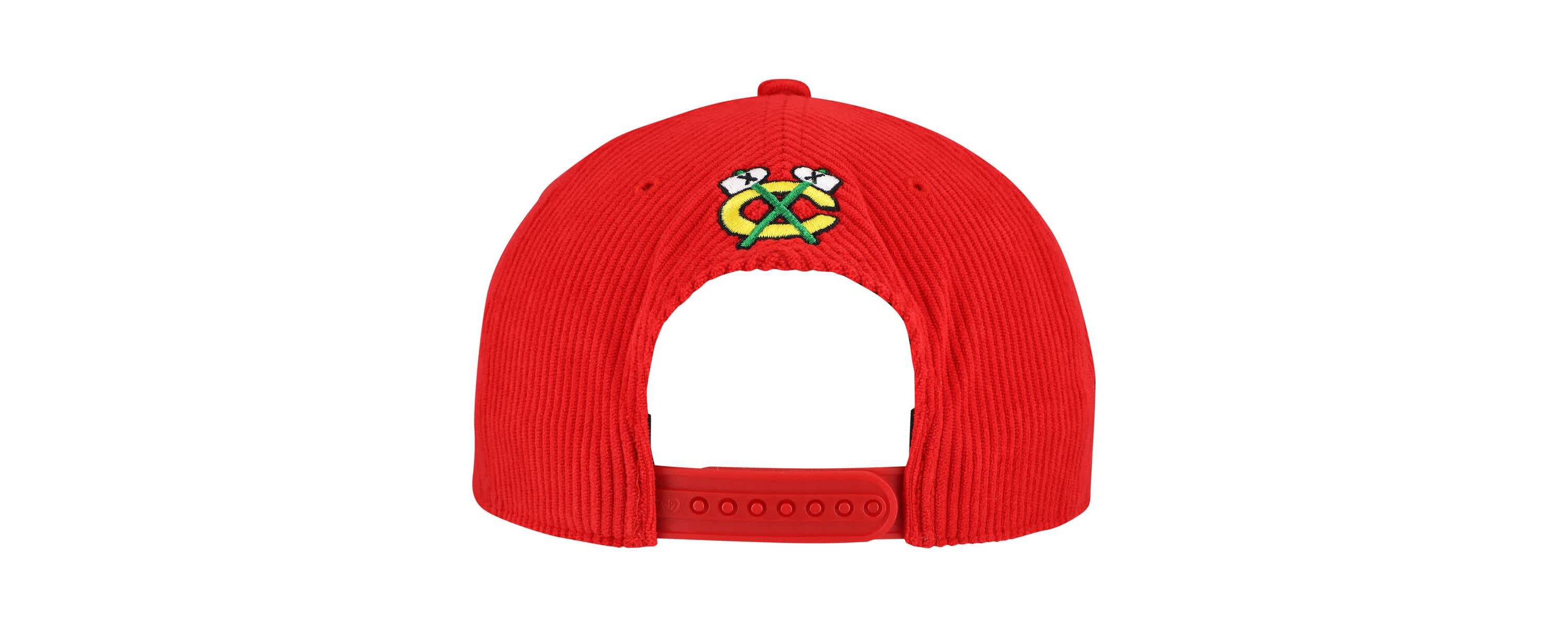 NHL Chicago Blackhawks Crosstown Corduroy Hitch Adjustable Hat