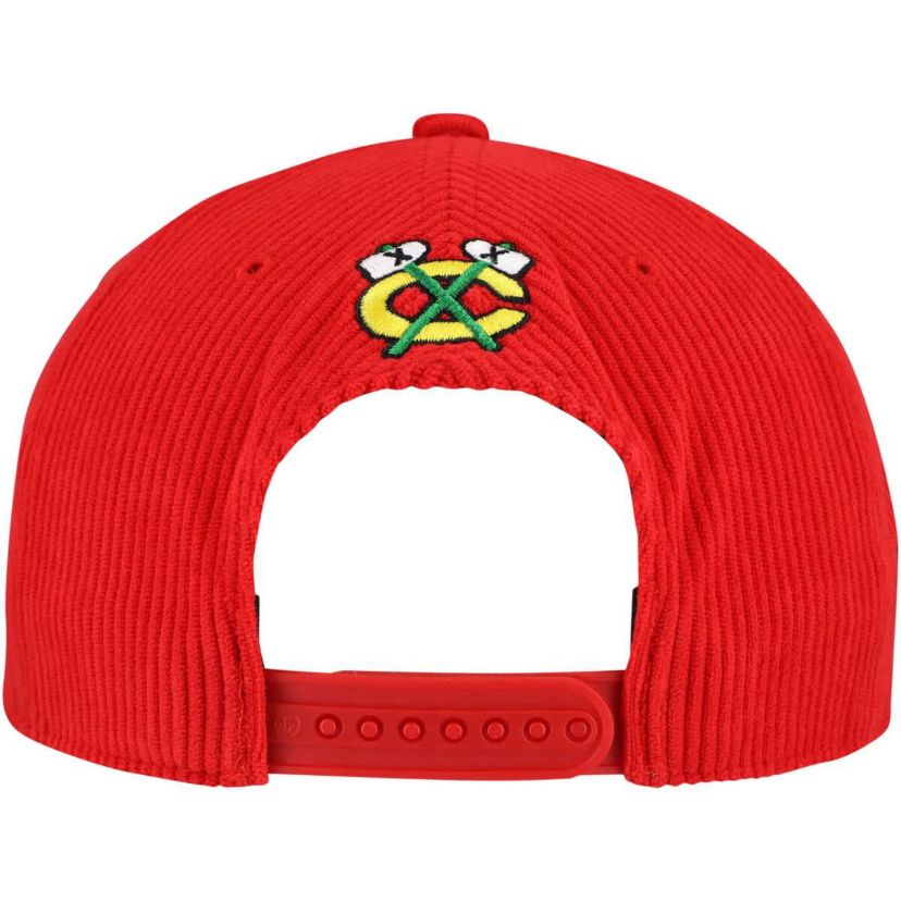NHL Chicago Blackhawks Crosstown Corduroy Hitch Adjustable Hat