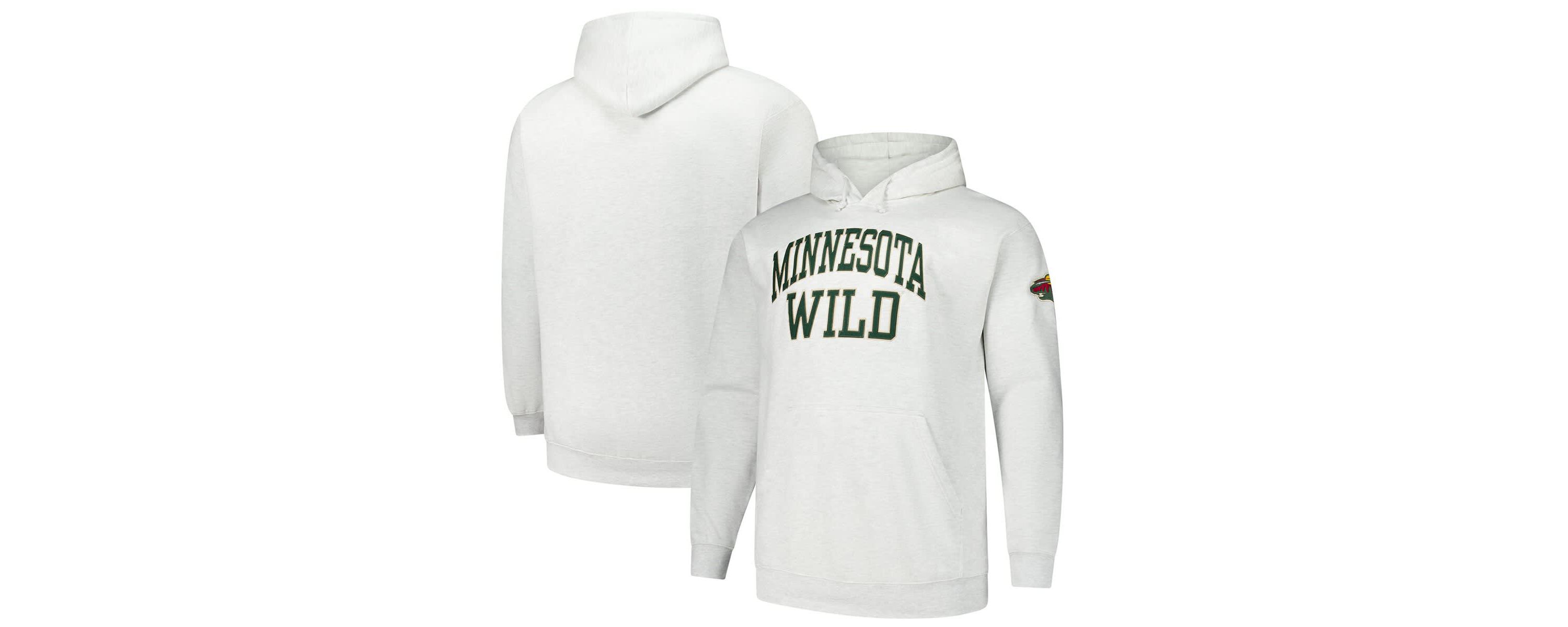 NHL Fanatics Minnesota Wild Big & Tall Fleece Pullover Hoodie