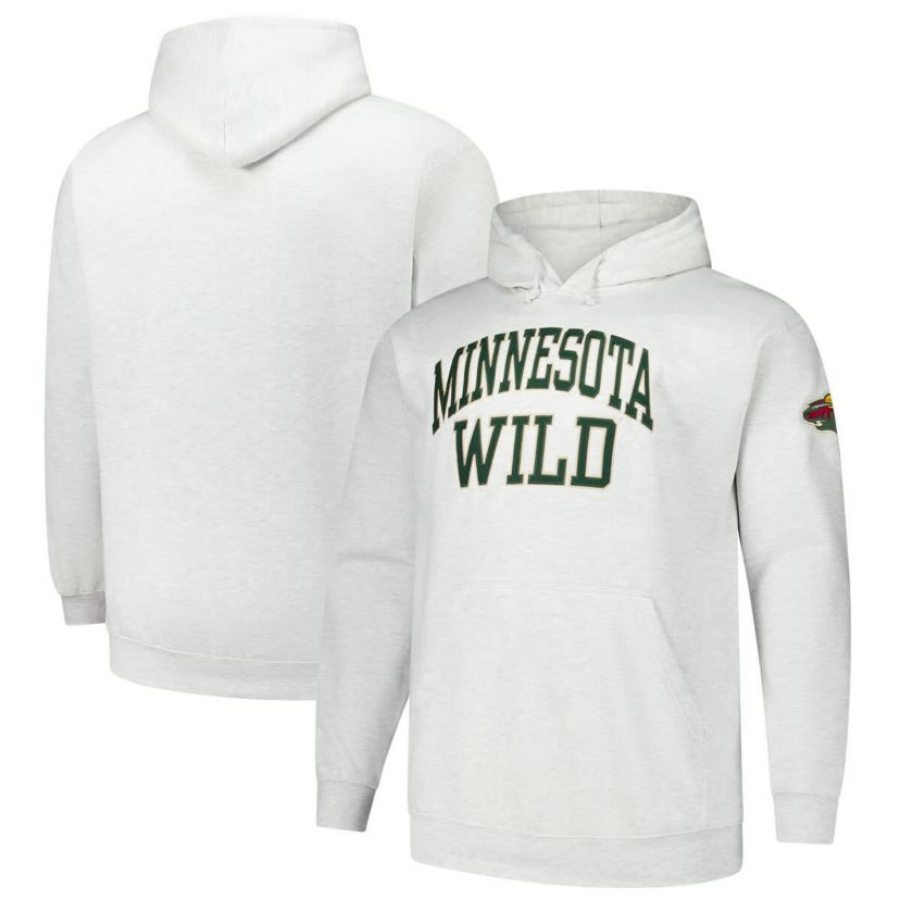 NHL Fanatics Minnesota Wild Big & Tall Fleece Pullover Hoodie