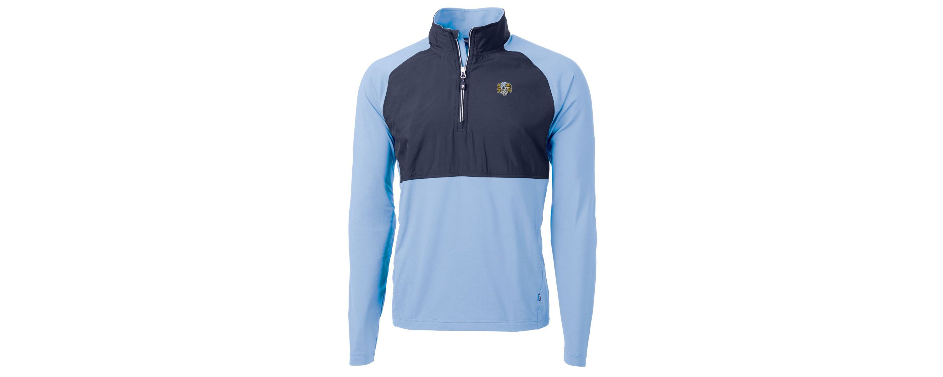 NCAA Carolina North Carolina Tar Heels DryTec Adapt Eco Knit Hybrid Recycled Raglan Quarter-Zip Jacket