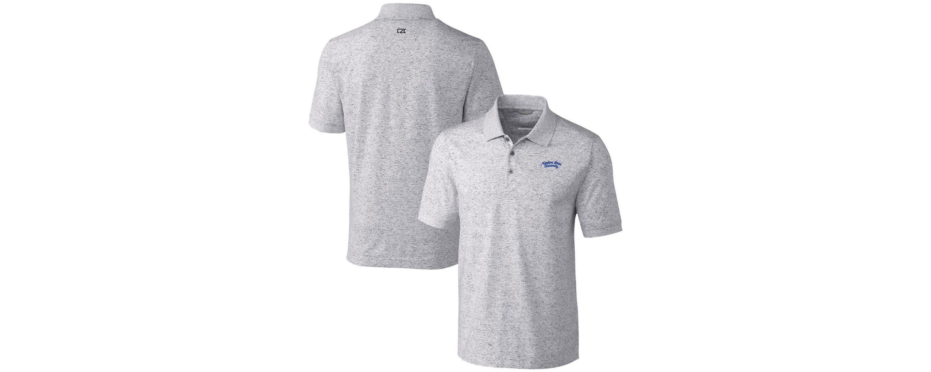 NCAA Montana State Bobcats Vault Advantage Tri-Blend Space Dye Polo