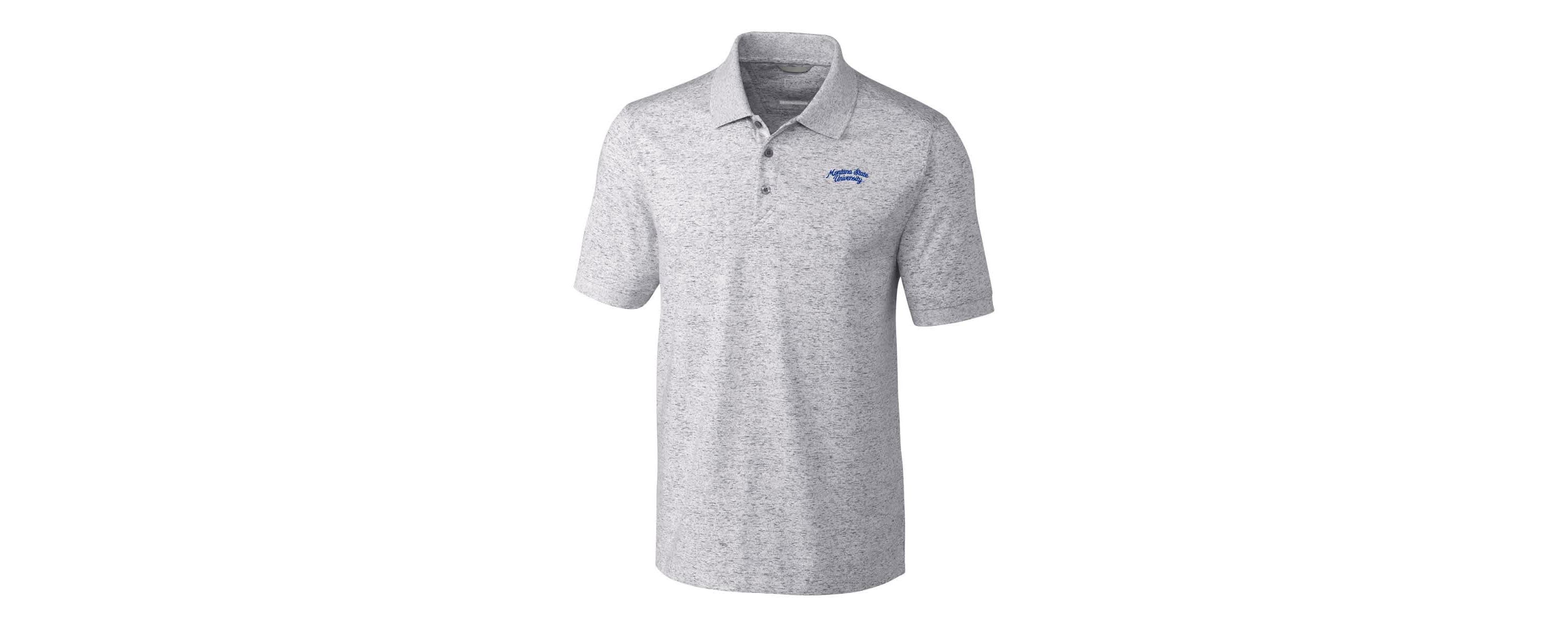 NCAA Montana State Bobcats Vault Advantage Tri-Blend Space Dye Polo