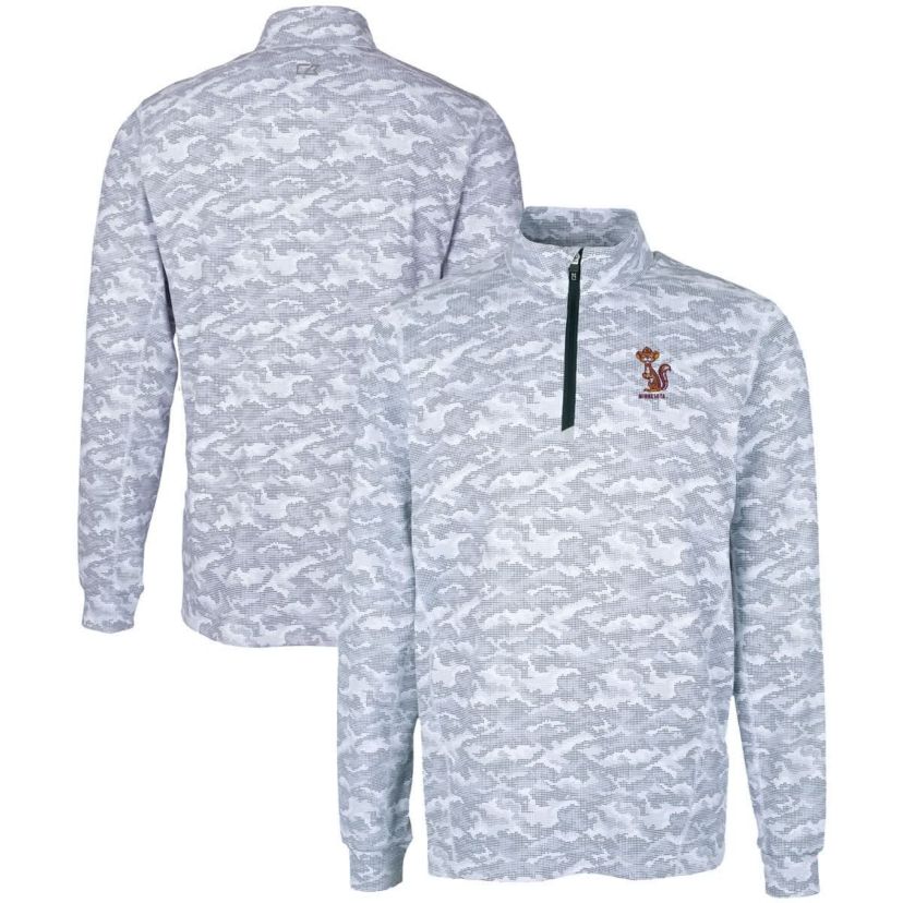NCAA Minnesota Golden Gophers Vault DryTec Traverse Print Stretch Quarter-Zip Jacket