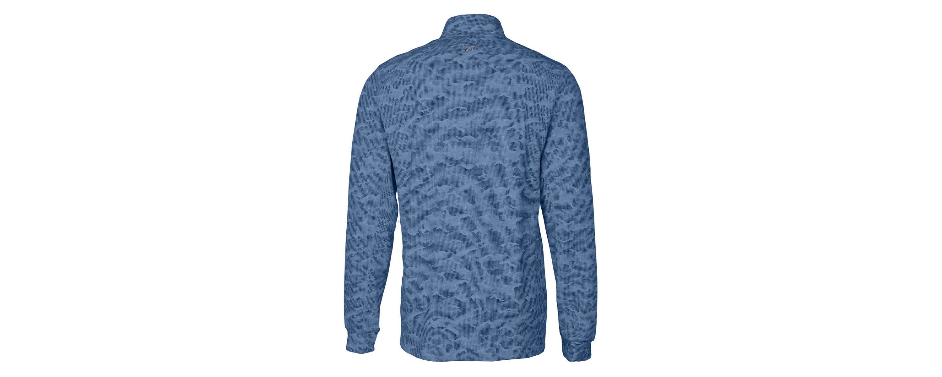NCAA North Carolina Tar Heels Vault DryTec Traverse Print Stretch Quarter-Zip Jacket