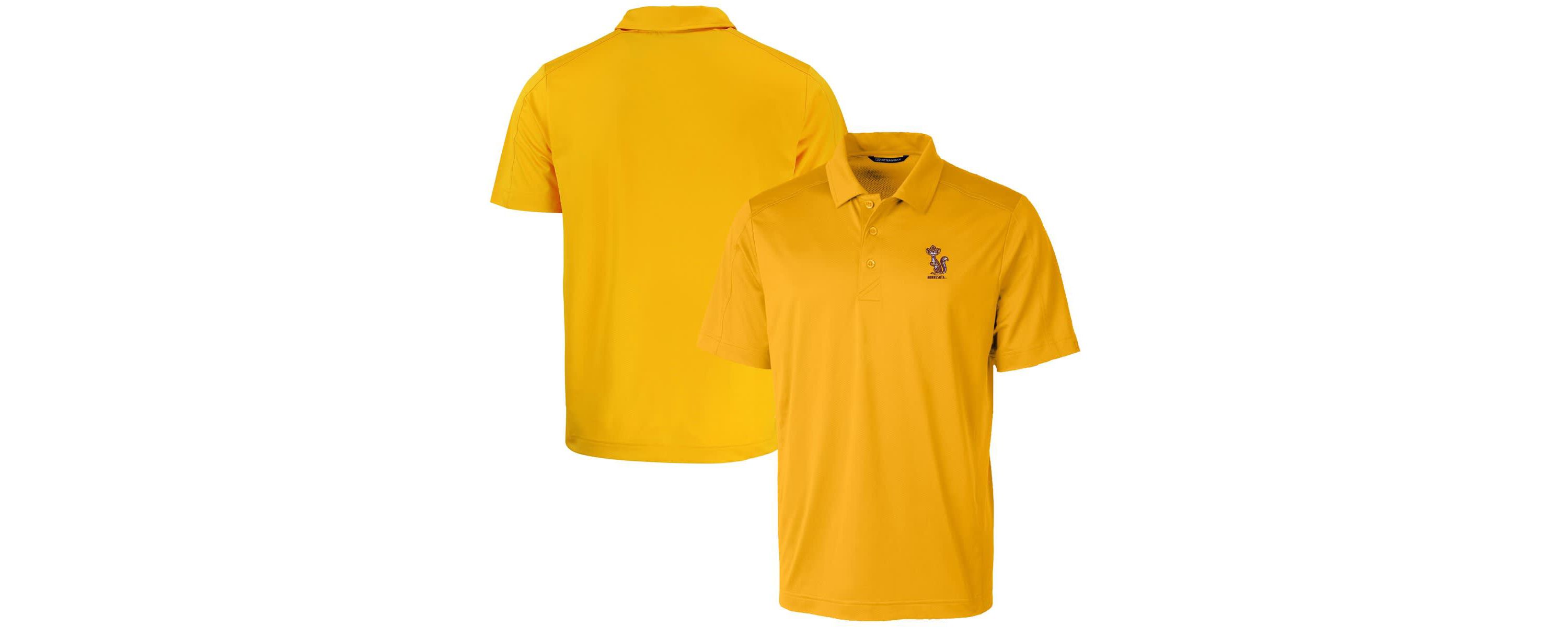 NCAA Minnesota Golden Gophers Vault Prospect Textured Stretch Polo