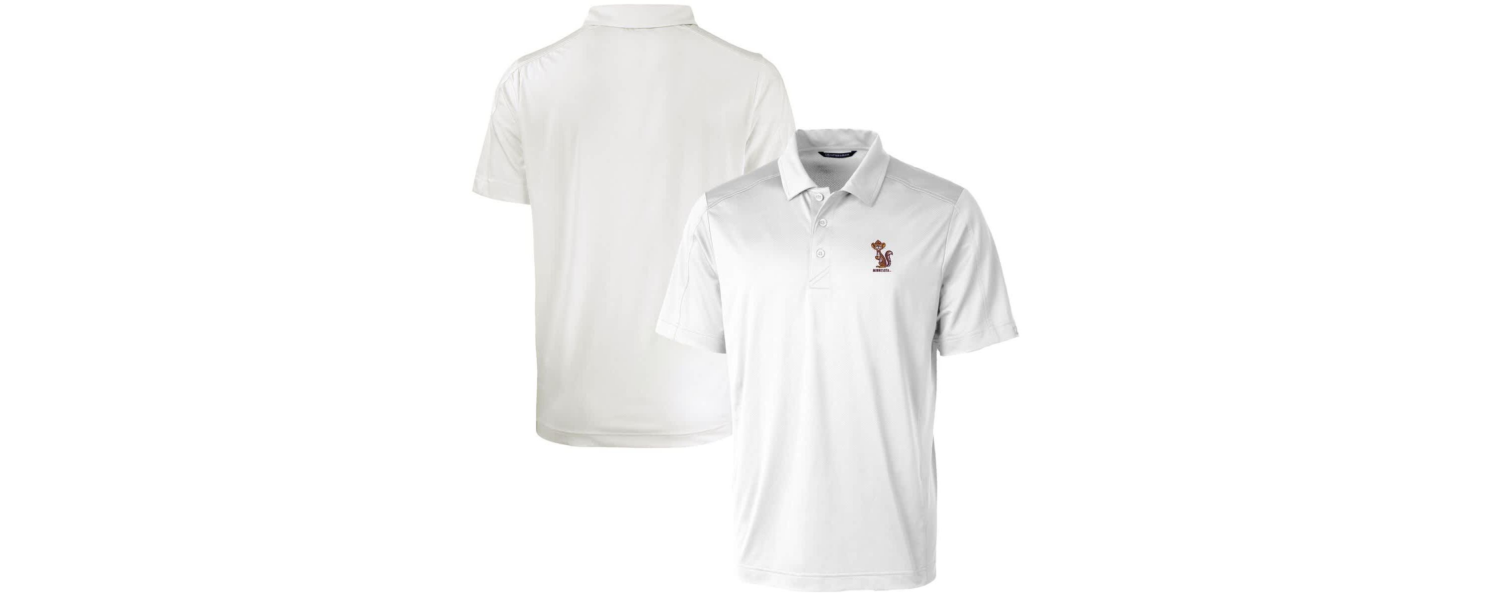 NCAA Minnesota Golden Gophers Vault Prospect Textured Stretch Polo