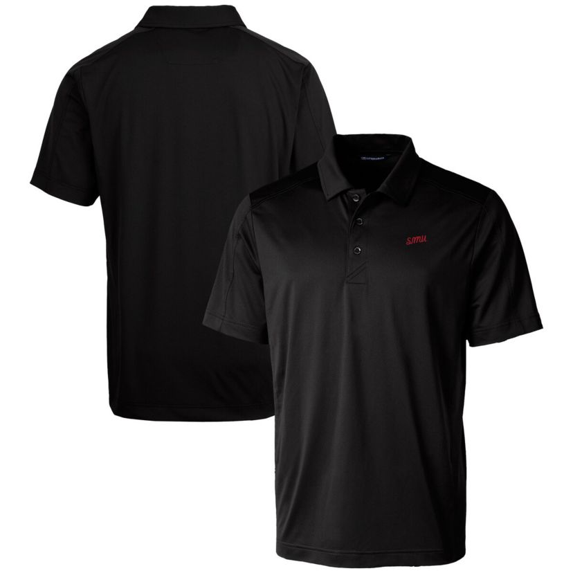 NCAA SMU Mustangs Vault Prospect Textured Stretch Polo