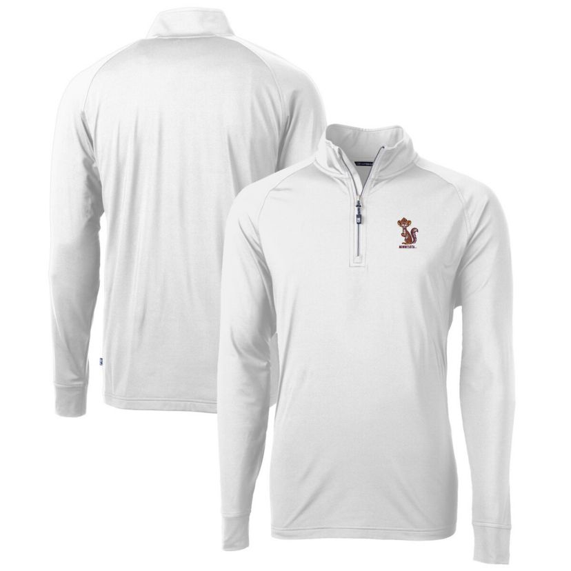 NCAA Minnesota Golden Gophers Vault Adapt Eco Knit Stretch Recycled DryTec Quarter-Zip Top