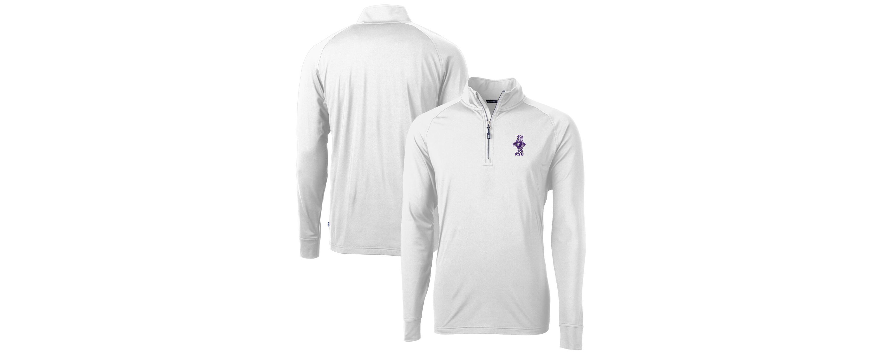 NCAA Kansas State Wildcats Vault Adapt Eco Knit Stretch Recycled DryTec Quarter-Zip Top
