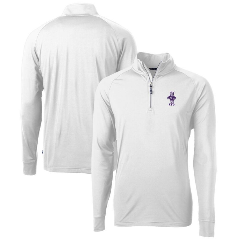 NCAA Kansas State Wildcats Vault Adapt Eco Knit Stretch Recycled DryTec Quarter-Zip Top